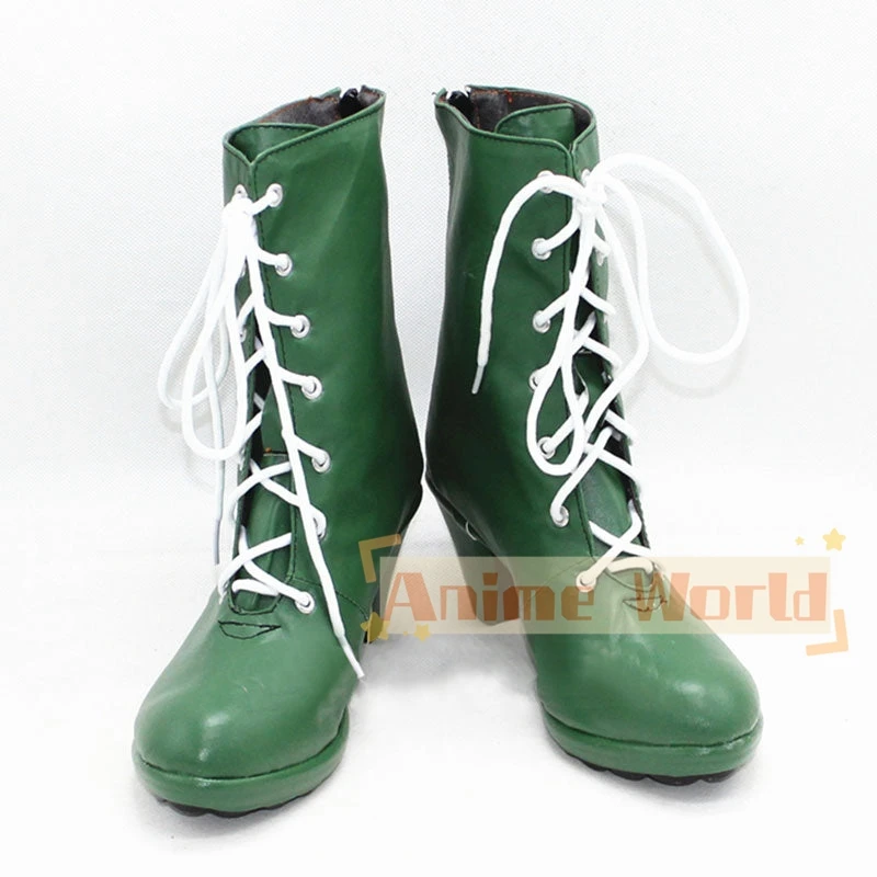 Sailor Jupiter Makoto Kino Cosplay Shoes Halloween Carnival Boots Custom Made