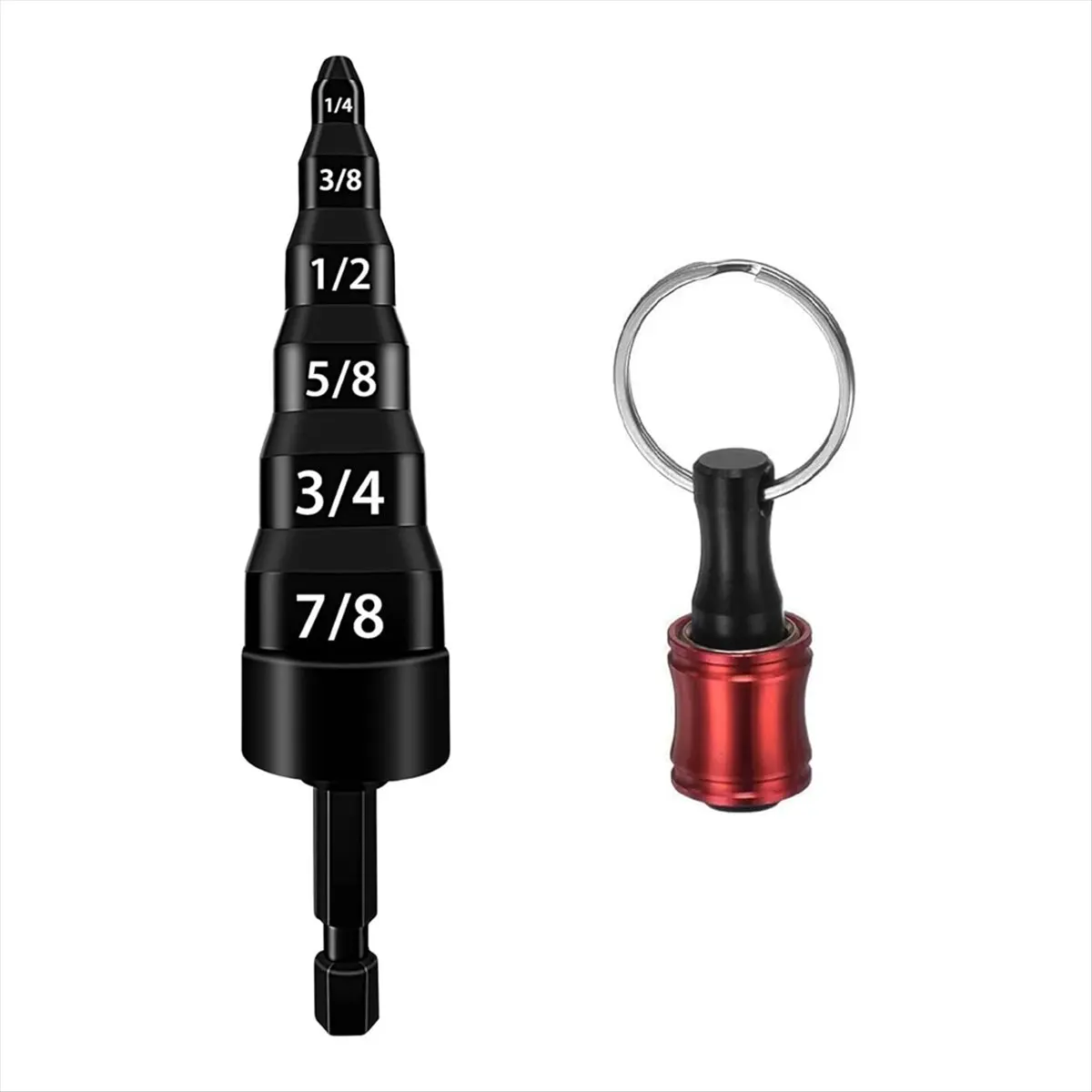 PROMOTION!HVAC Repair Tool+Bit Holder,Air Conditioner Copper Pipe Flaring Tool Bit 1/4in,3/8in,1/2in,5/8in,3/4in and 7/8in Bits