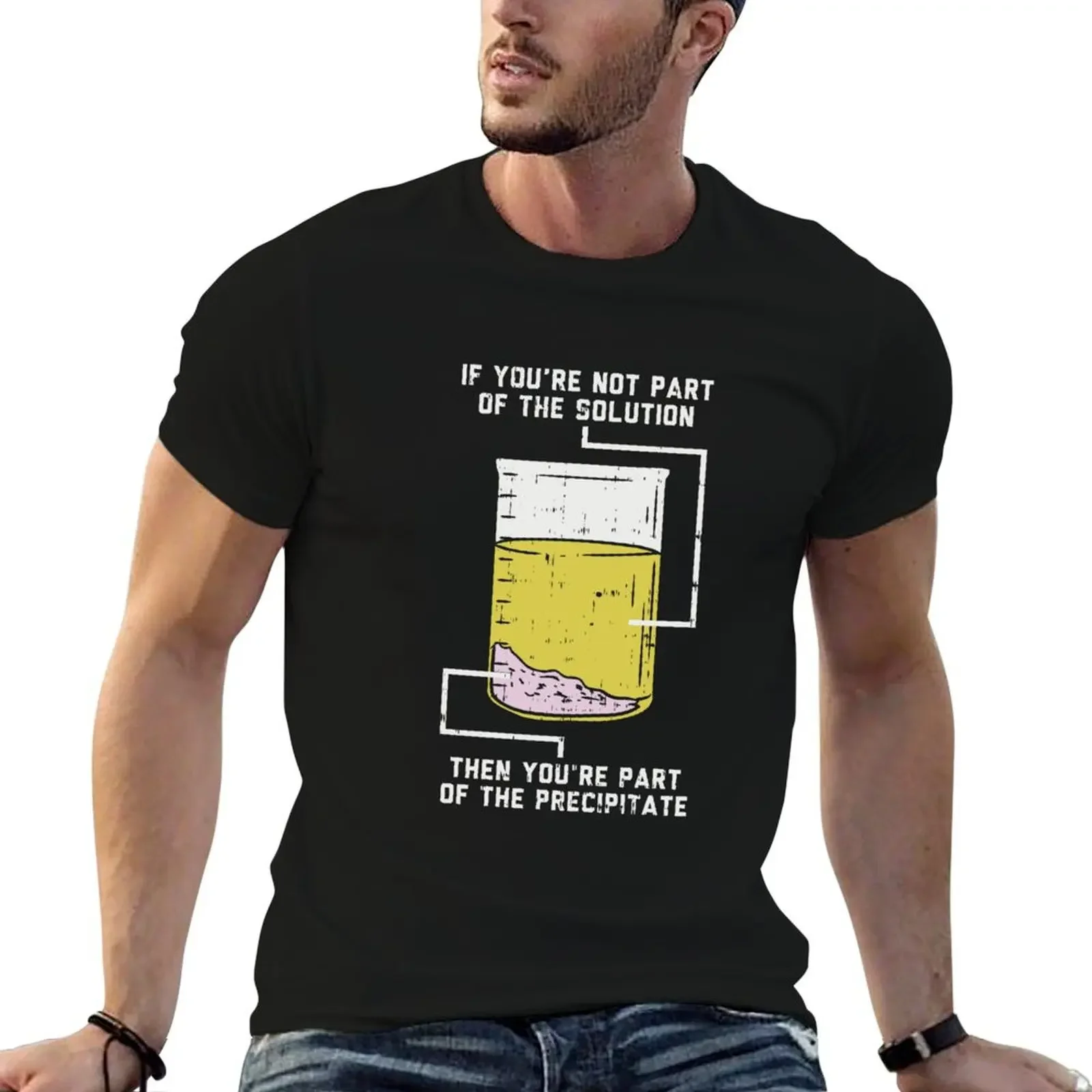 

Chemistry Teacher Precipitate T-Shirt plus size tops baggy shirts quick-drying Men's t-shirt