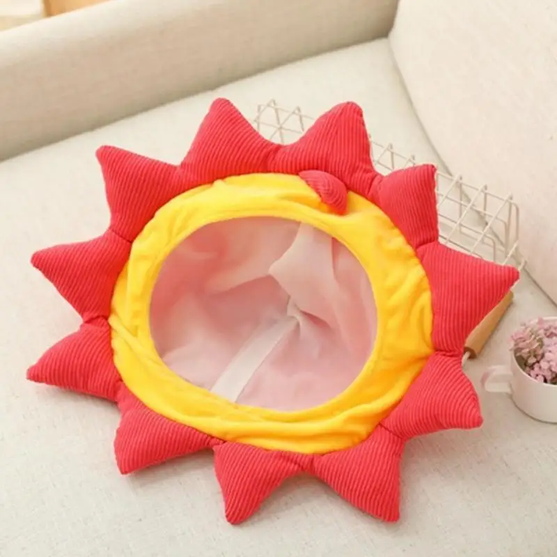 الكرتون عباد الشمس الأسد ل رئيس أفخم قبعة مضحك مضلع محشوة اللعب القبعات الدافئة إيرفلاب قبعة تأثيري صور الحفلات الدعائم #2