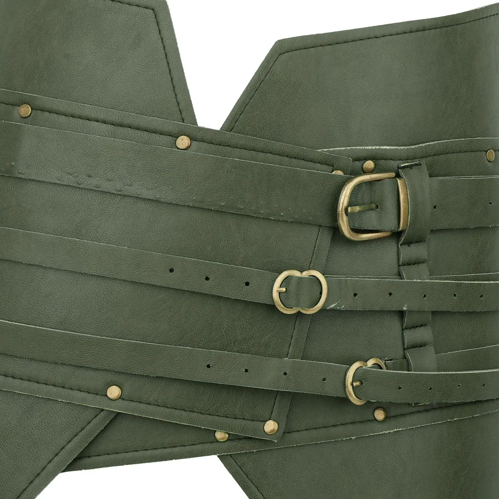 Ceinture large en PU pour moyen âge, harnais pour femmes et hommes, ceinture Corset