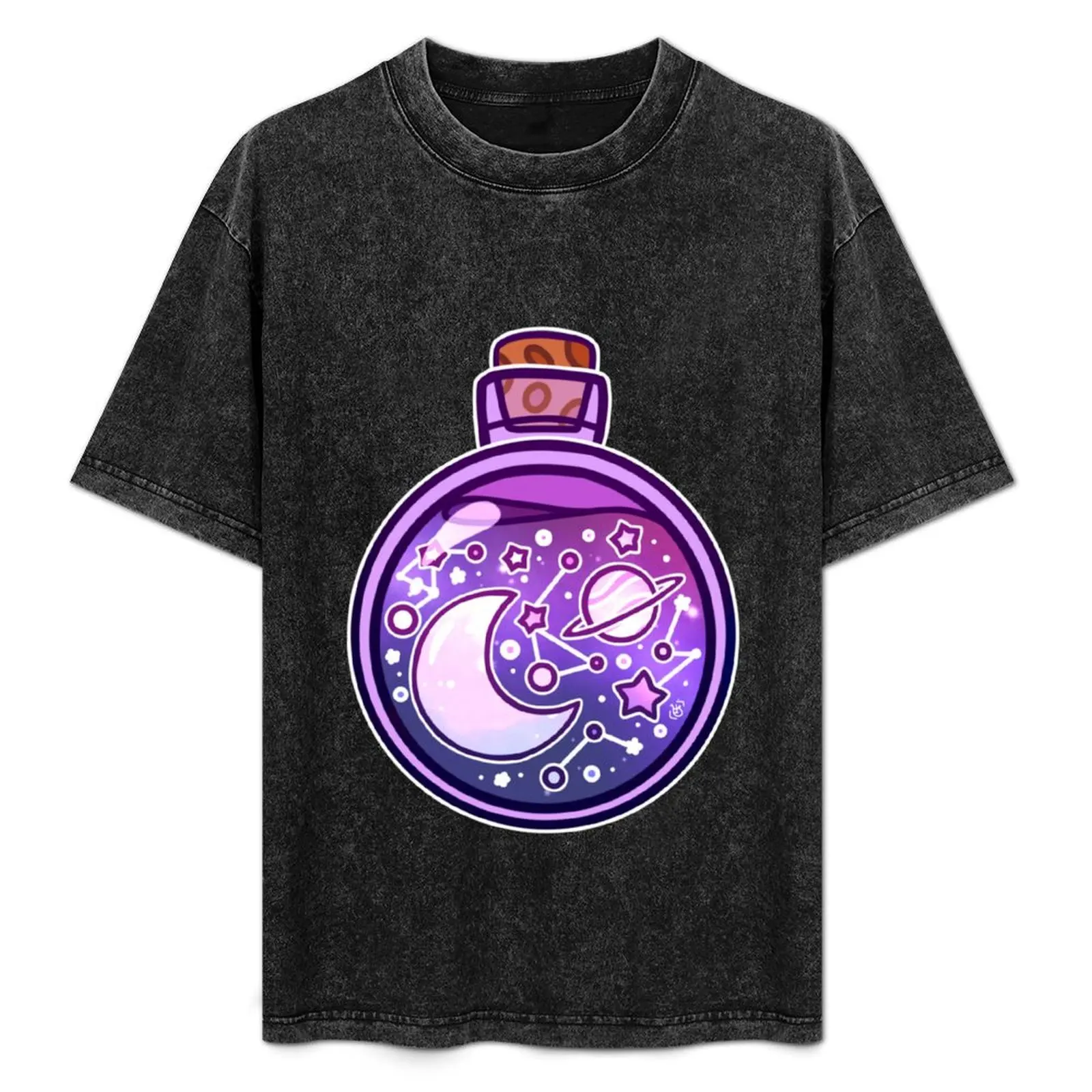 

Galaxy Potion Bottle T-Shirt Summer Holiday Casual Tee