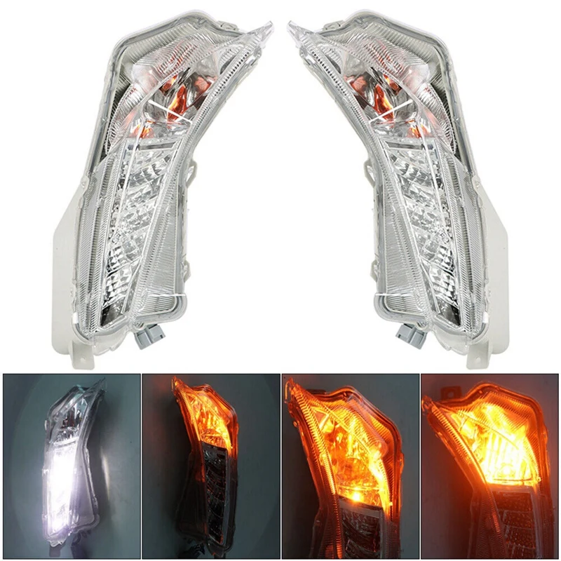 

For Toyota Camry XLE 2015-2017 Car LED Daytime Running Fog Lamps Turn Signal Light 8151006050/8152006050