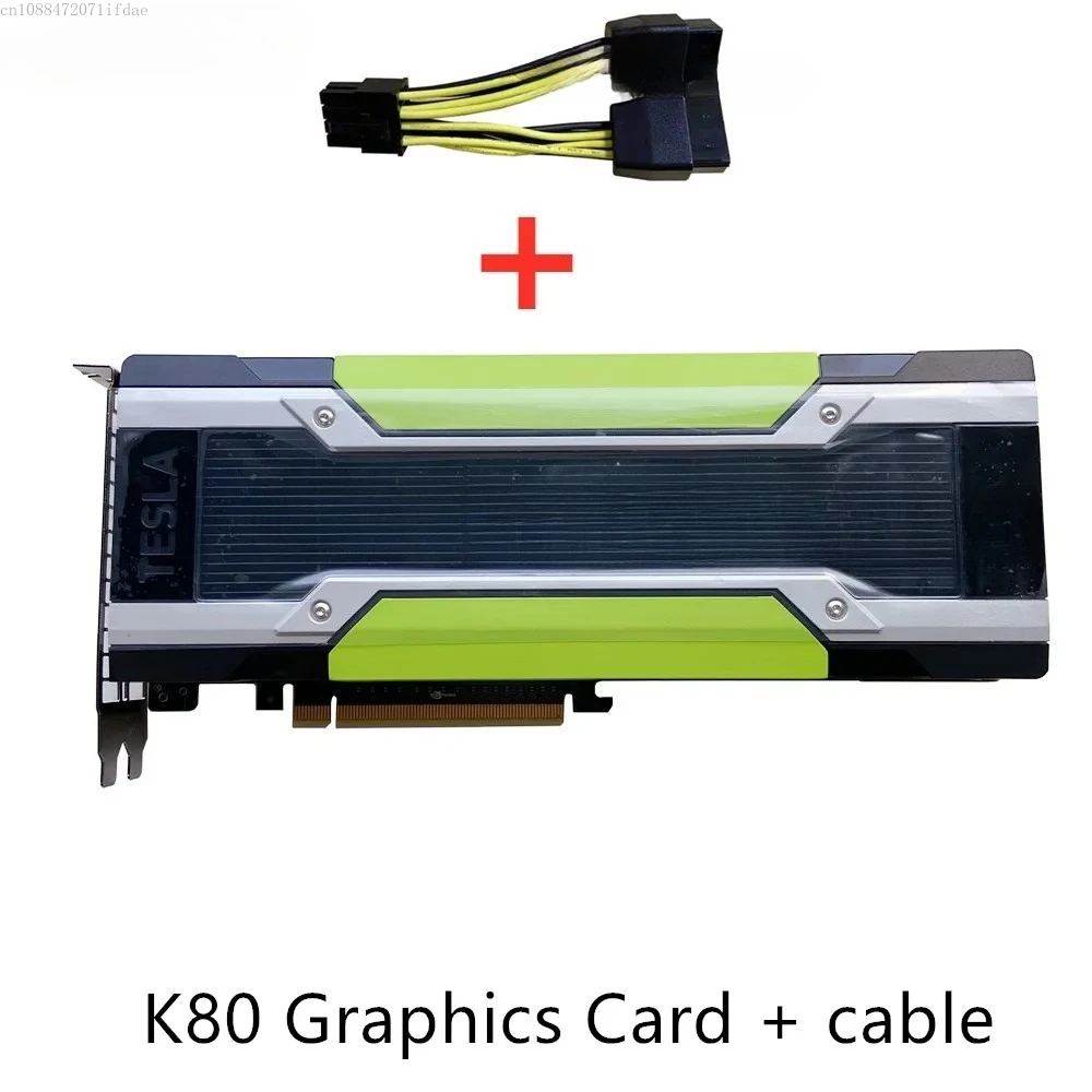 بطاقة الرسومات الأصلية لـ NVIDIA TESLA K80 24GB GPU J0G95A 796124-001 699-22080-0200-501 بطاقة الفيديو الشحن السريع #1
