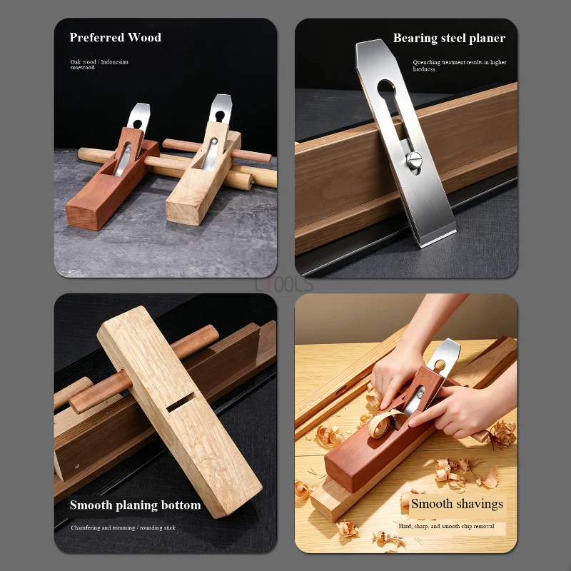 Hand Planes Woodworking Hand-Pushed Small Planer Blade Push Hand Planes Portable Save Labour Special Woodworking Tools