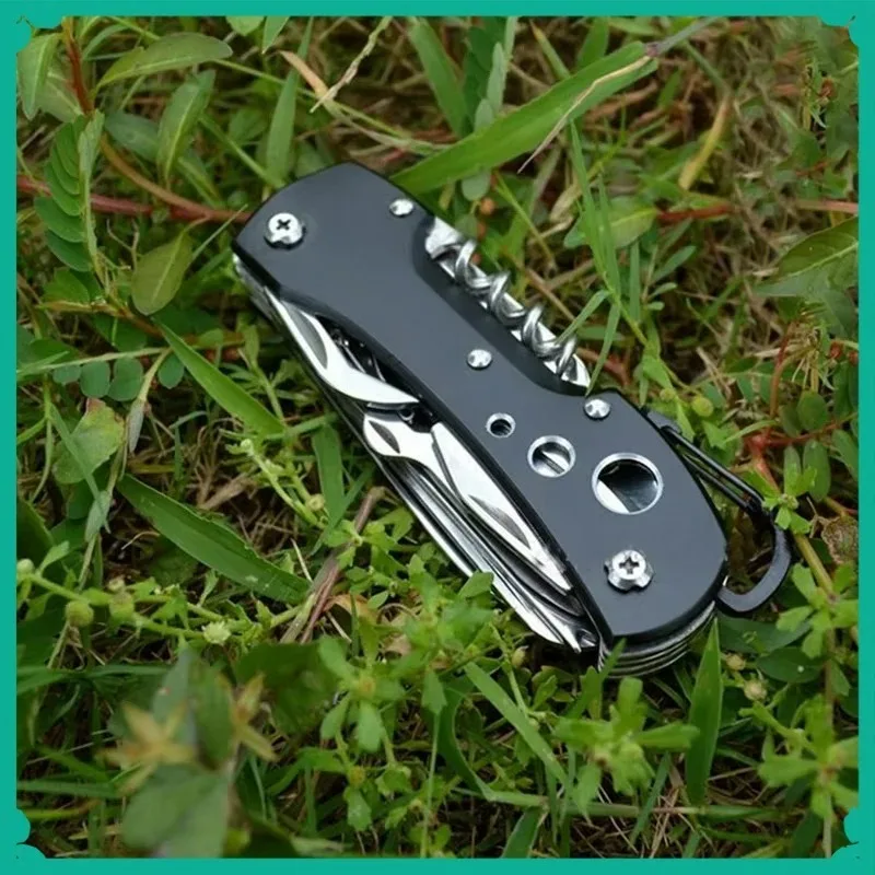 

11 In 1 Multitool Knife Folding Gear Knife Swiss Survive Pocket Hunting Outdoor Camping Survival Multifunctional Folding Knife