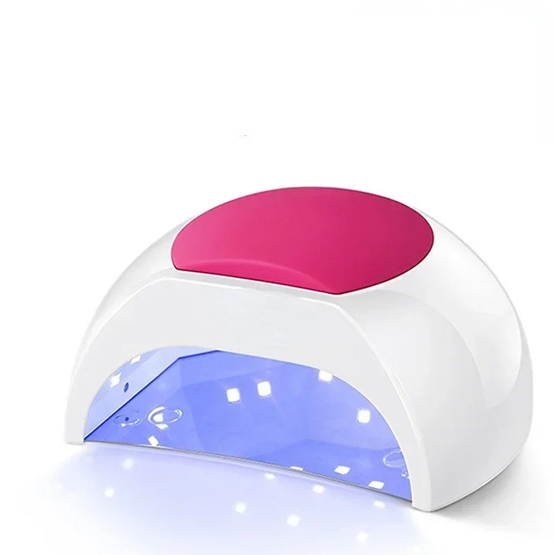 48W Nagellamp UV Lamp SUN2 Nageldroger voor UVLED Gel Nageldroger Infraroodsensor met Rose Siliconen Pad Salon Gebruik