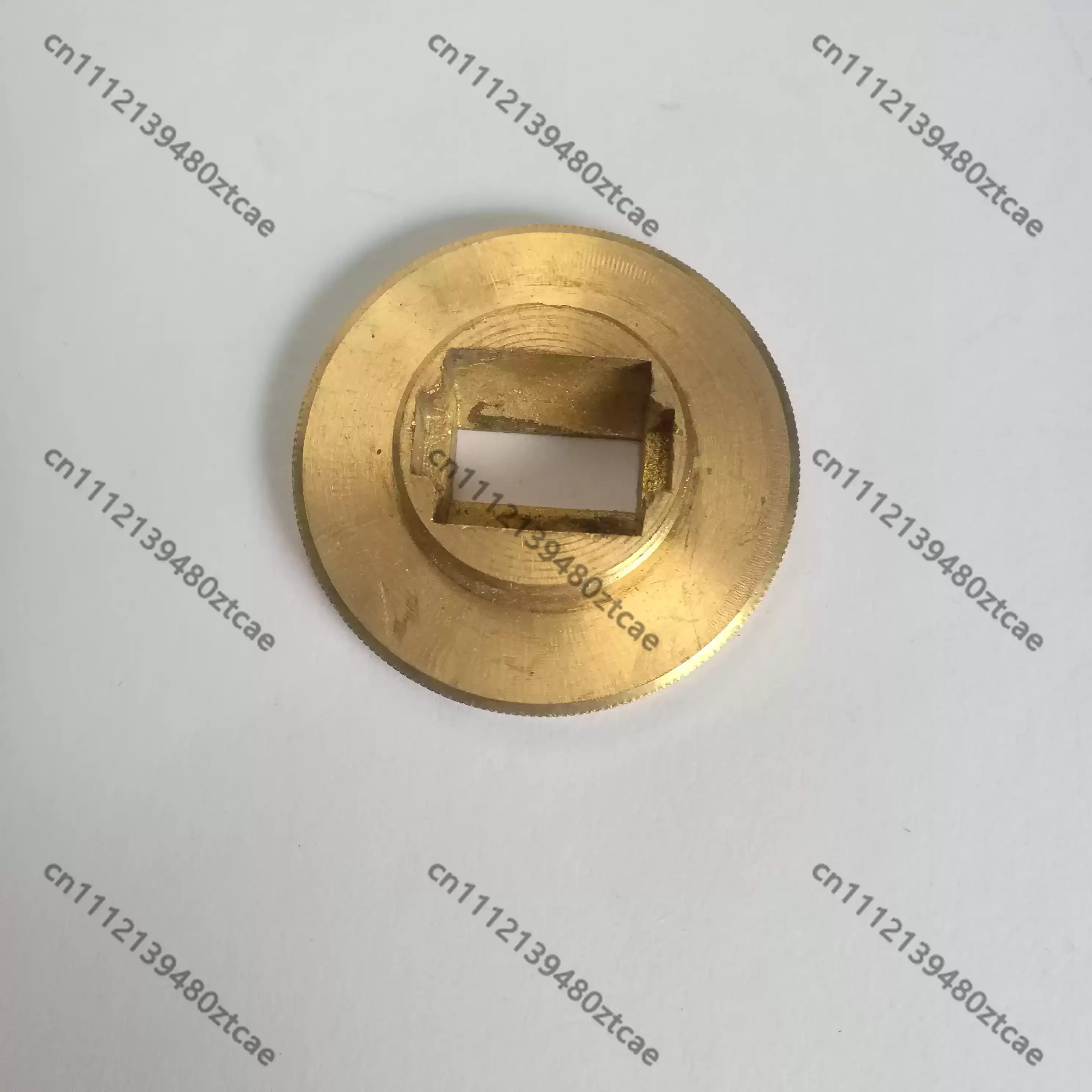 Round Copper Date Seal Blank 50mm Semi-Automatic Date Stamp Material