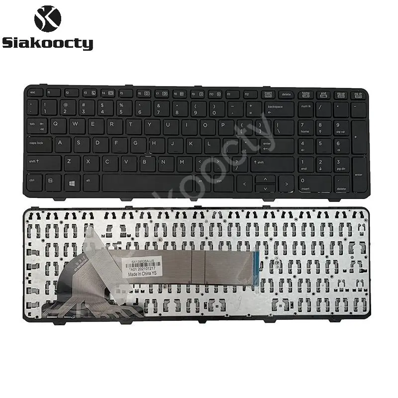 new US Laptop keyboard for HP probook 450 GO 450 G1 470 455 G1 450-G1 450 G2 455 G2 470 G0 G1 G2 English Laptop keyboard