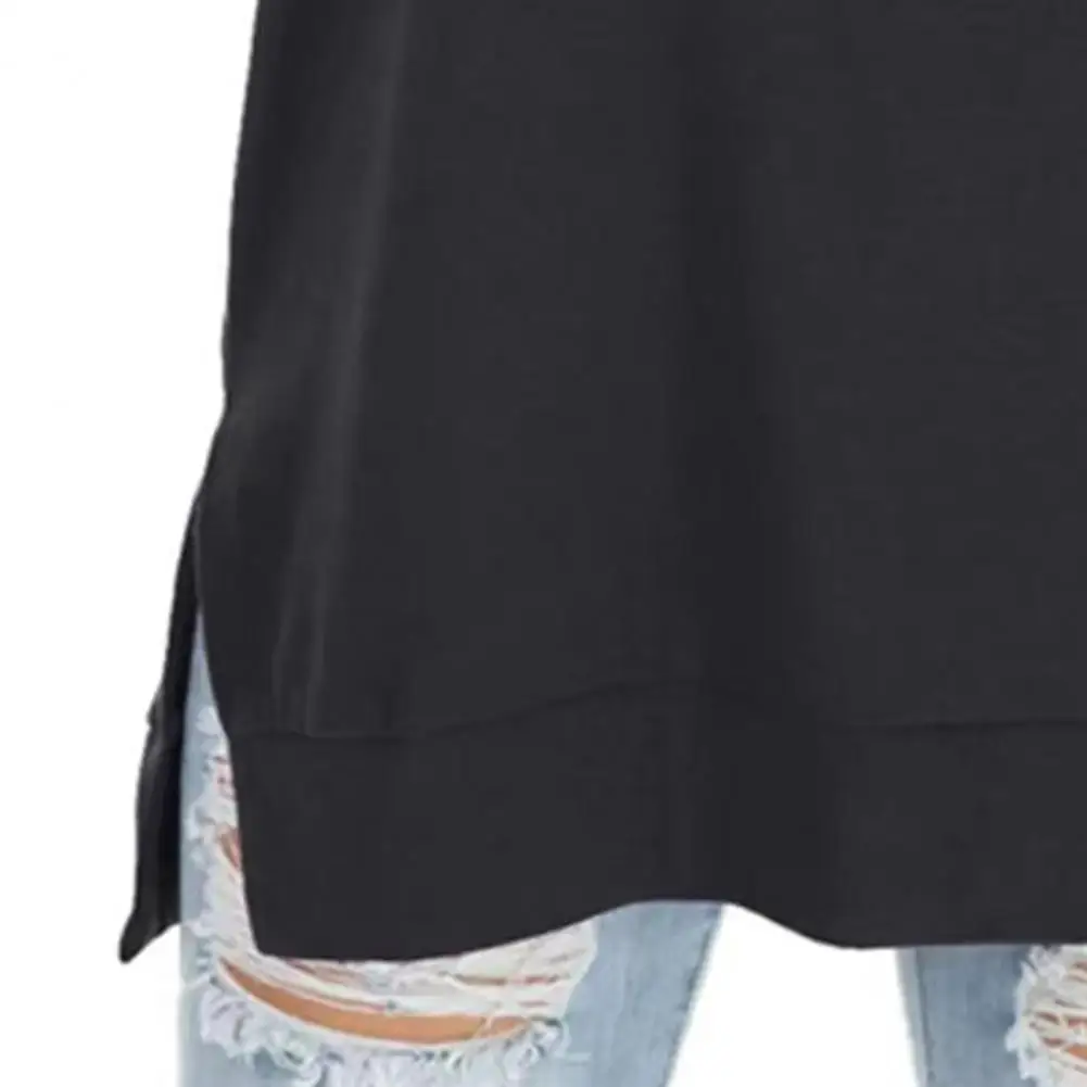 

Women Long Sleeve O Neck Tops Solid Color Street Casual Fall Spring T-Shirt For Women 2025 New Solid Color Loose Fit Tee Shirt
