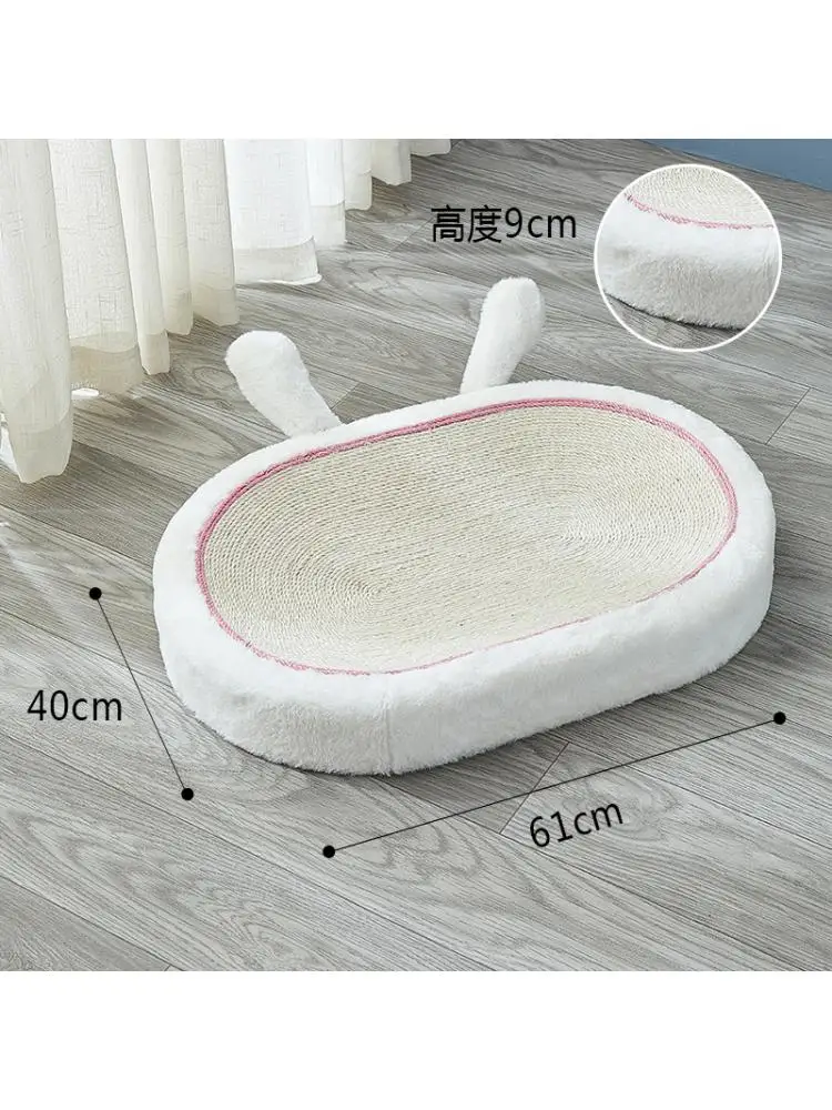 Sisal Cat Scratching Board, Large Cat Nest, Wear-Resistant, Non-Shavings, Oval Resistant, Grinding Claw Basin, Multi Styles