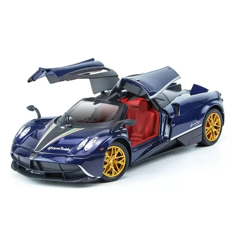 1:24 Car Alloy Car Model Super Sports Car Simulation Chinese Dragon for Pagani Children\'s Toy Car Boy Collection Decoration Gift