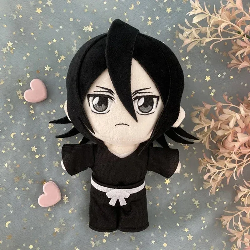 Peluche de 20cm Bleache, bonito muñeco suave Ichimaru Gin, juguete de peluche para niños, Fans, Cosplay, regalos de cumpleaños y vacaciones, decorar de Navidad