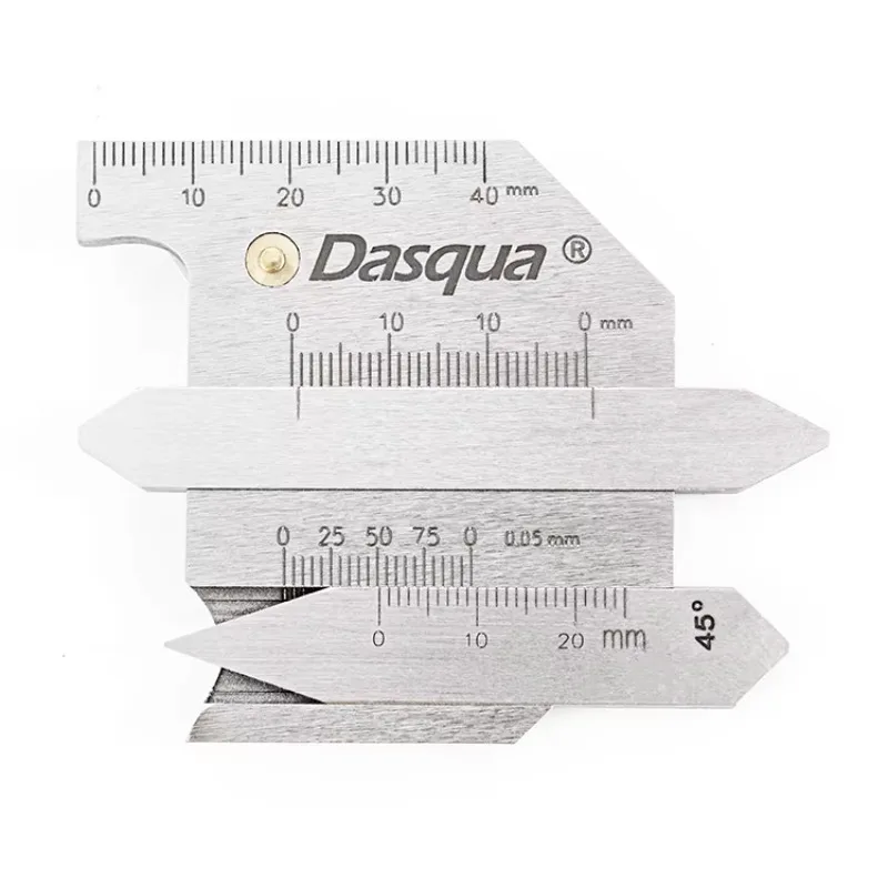Hot Sale Dasqua High Quality Bridge Boilers Welding Gauge Fillet Weld Throat Gauge Weld Inspection Gauge Measuring Tool