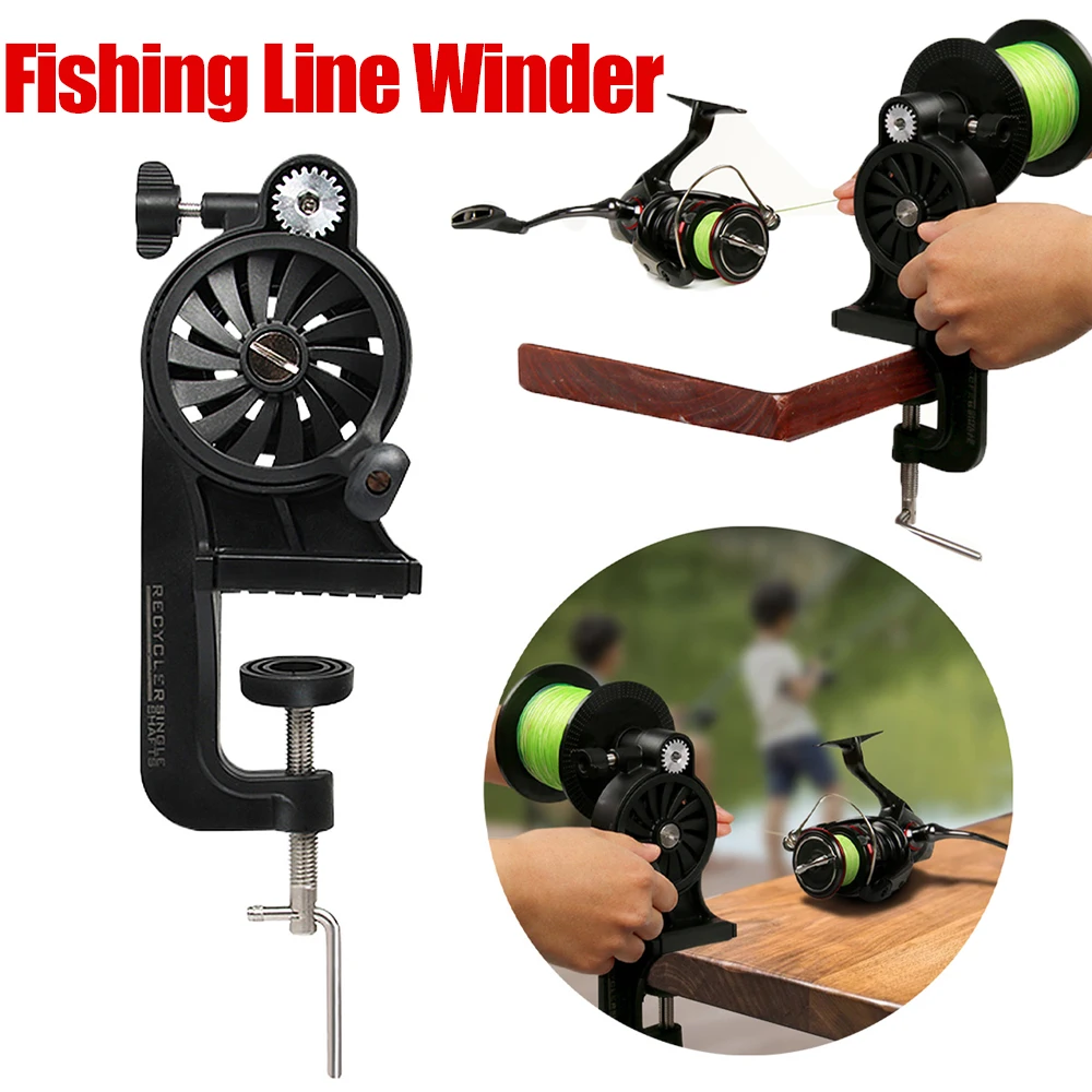 

Fishing Line Winder Fishing Line Spooler Adjustable Portable Table Clamp Fishing Reel Machine Wire Winding Reclaimer Equipment