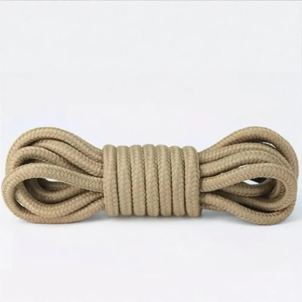 Sturdy Round Shoelaces For Martin Boots Sneakers Casual Footwear Athletic Shoe Strings Replacement Reliable Sport Cords
