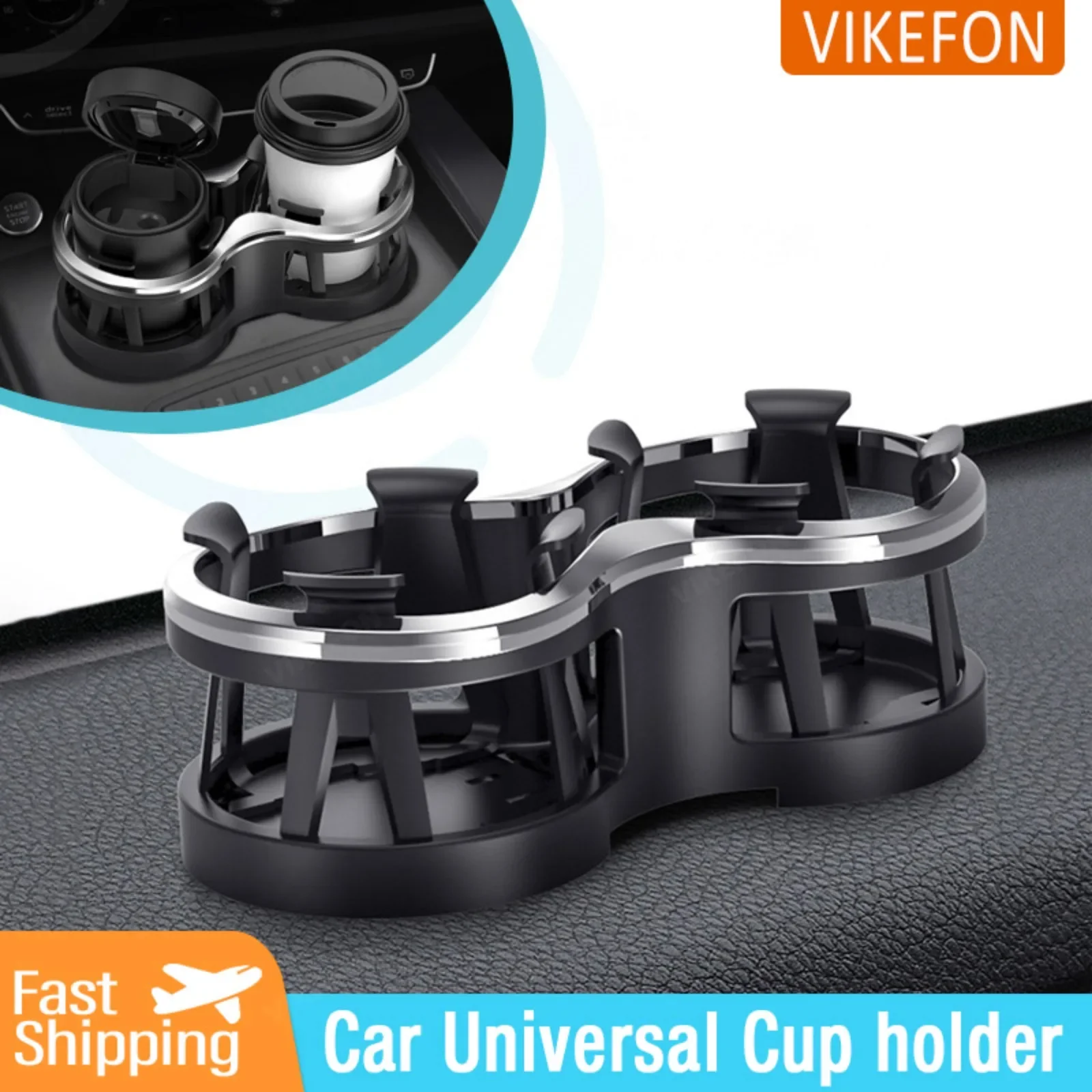 New Multifunctional Car Water Cup Holder with Adjustable Mounting Base Durable Universal Automobile Cup Holder for Boat Vehicle