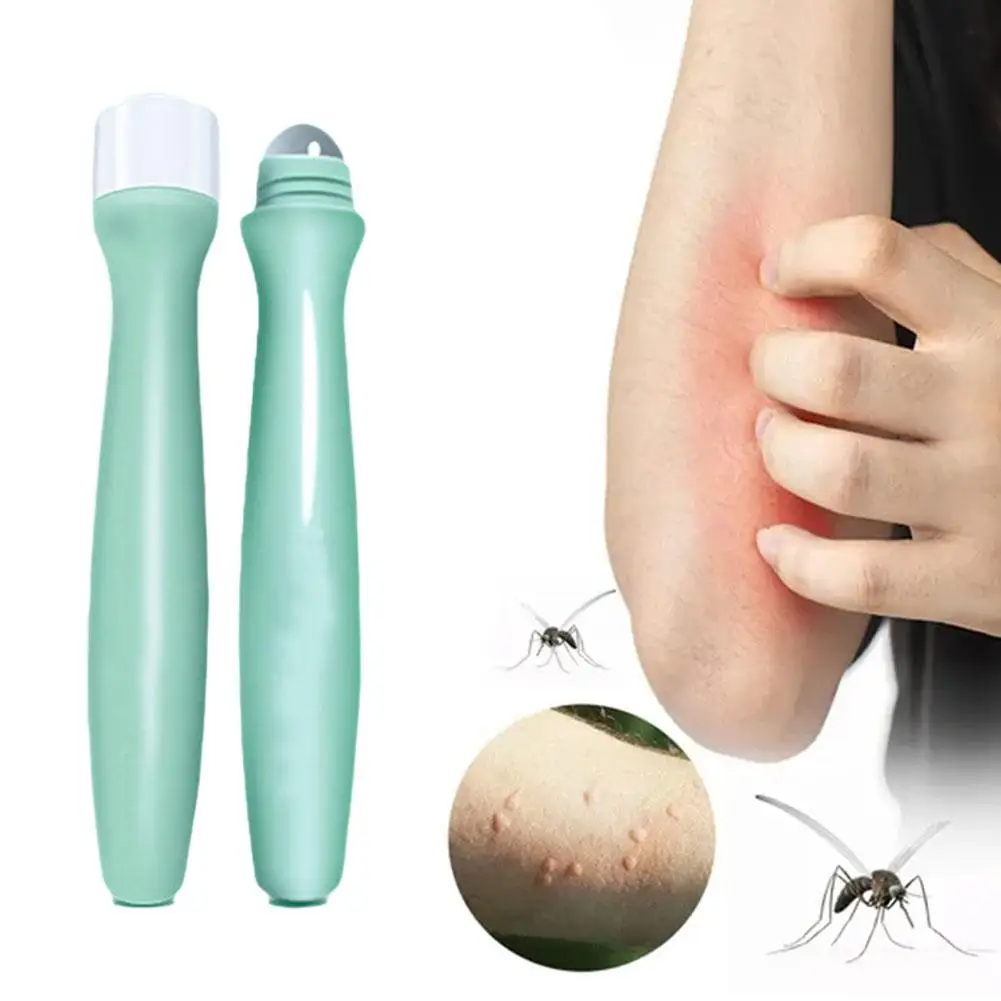 Anti-itching Mosquito Bites Roller, Itch Relief Ball para mulheres grávidas, pacote de bebês, refrescante calmante Stick, ao ar livre, N8K3