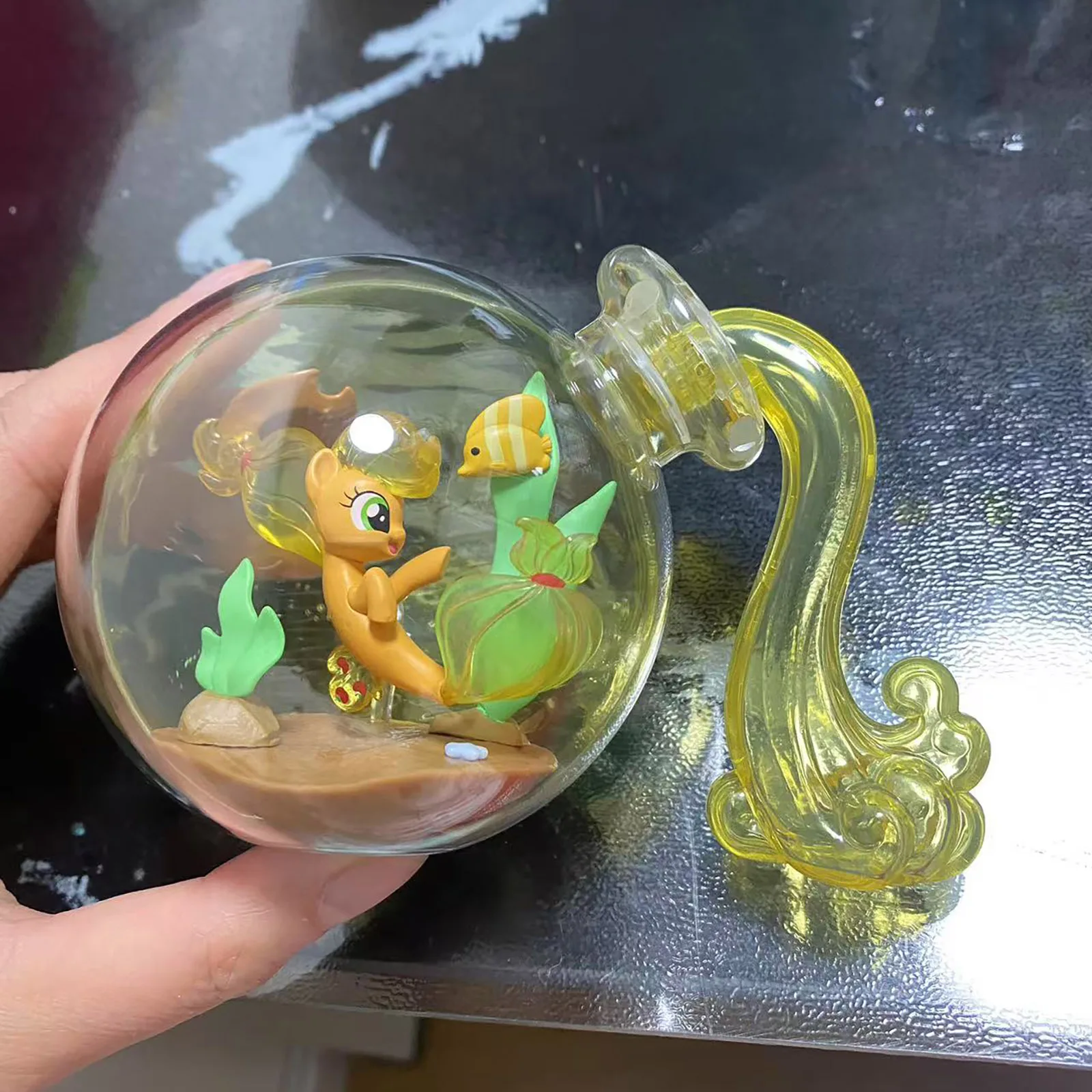 My Little Pony Ocean Magic ข้อความขวดกล่องตาบอดตัวเลข Pinkie Pie Twilight Sparkle น่ารักของเล่นสะสม Decor ของขวัญ