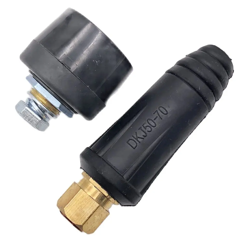 2 SETS DKJ 50-70 Cable Connector Plug with DKZ50-70 Connector Socket Male and Female Connector