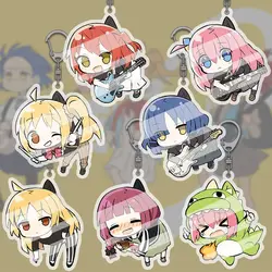 BOCCHI THE ROCK SD Cute Gotoh Hitori Yamada Ryo Kawaii Acrylic Key Chain Keyring Strap Figure Hanging Accessories Keychain