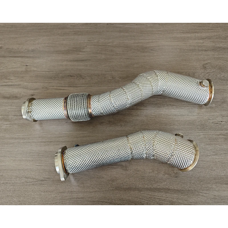 AKS Heatshield Downpipe For BMW G80 M3 G82 G83 M4 S58 3.0T Downpipe