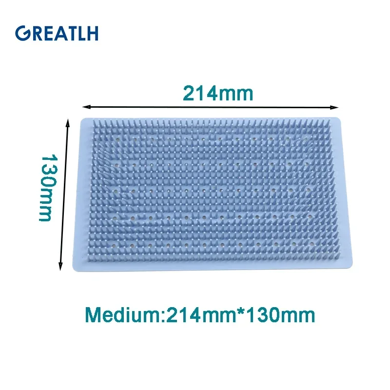 Silicone Mats Disinfection Pad Silicone Mat  for Sterilization Tray Case Box