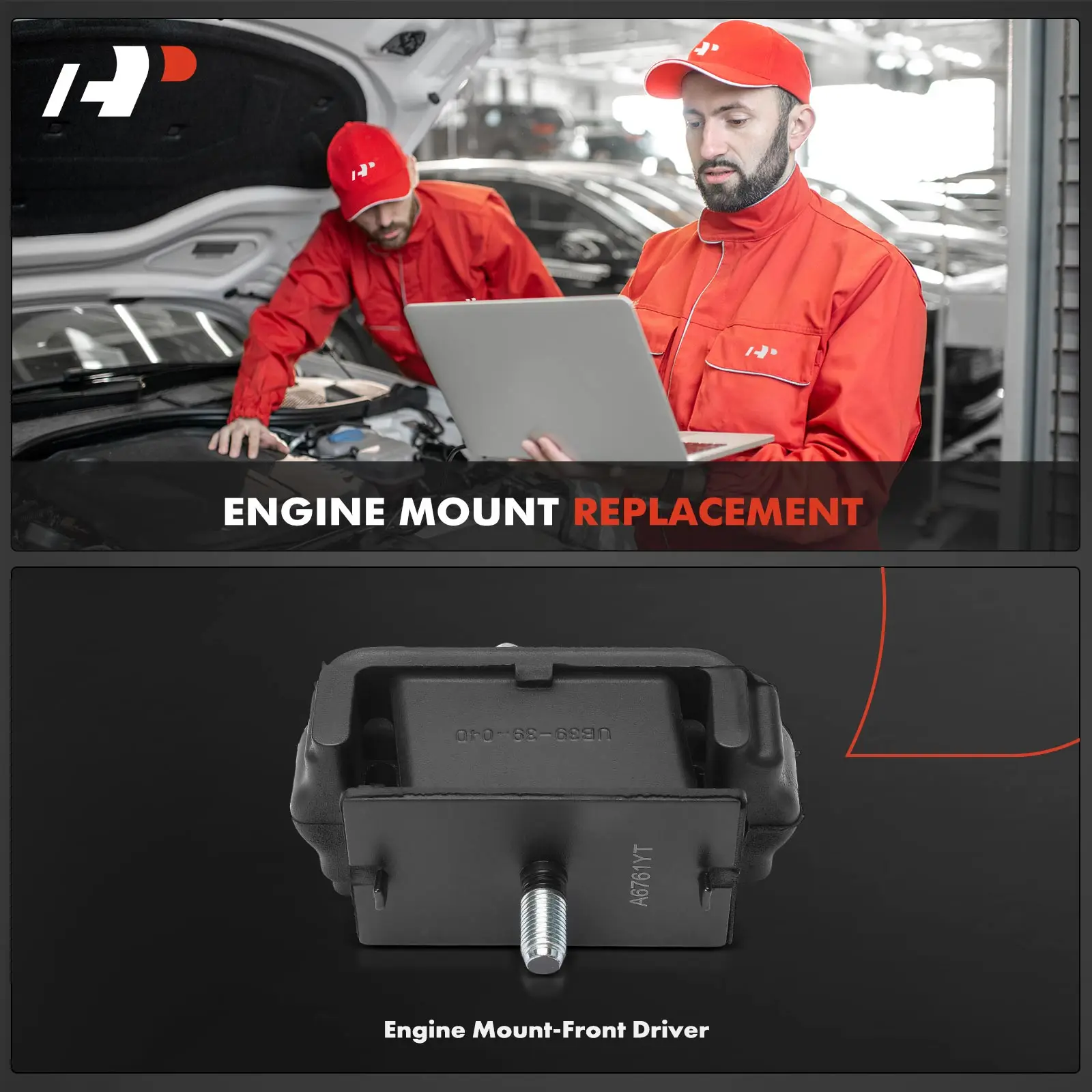 A-Premium Front Left Engine Mount for Kia Sportage 1995-2002