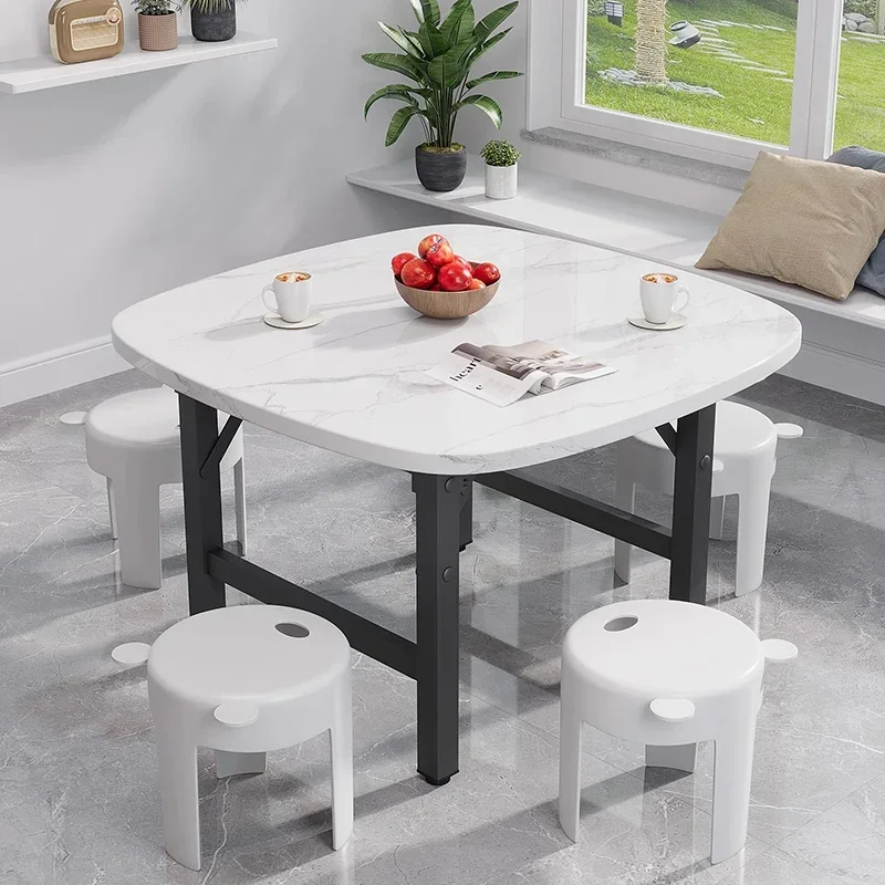 Picnic Garden Dining Table Minimalism Bistro Poker Service Designer Writing Dining Table Luxury Mesas De Jantar Trendy Furniture