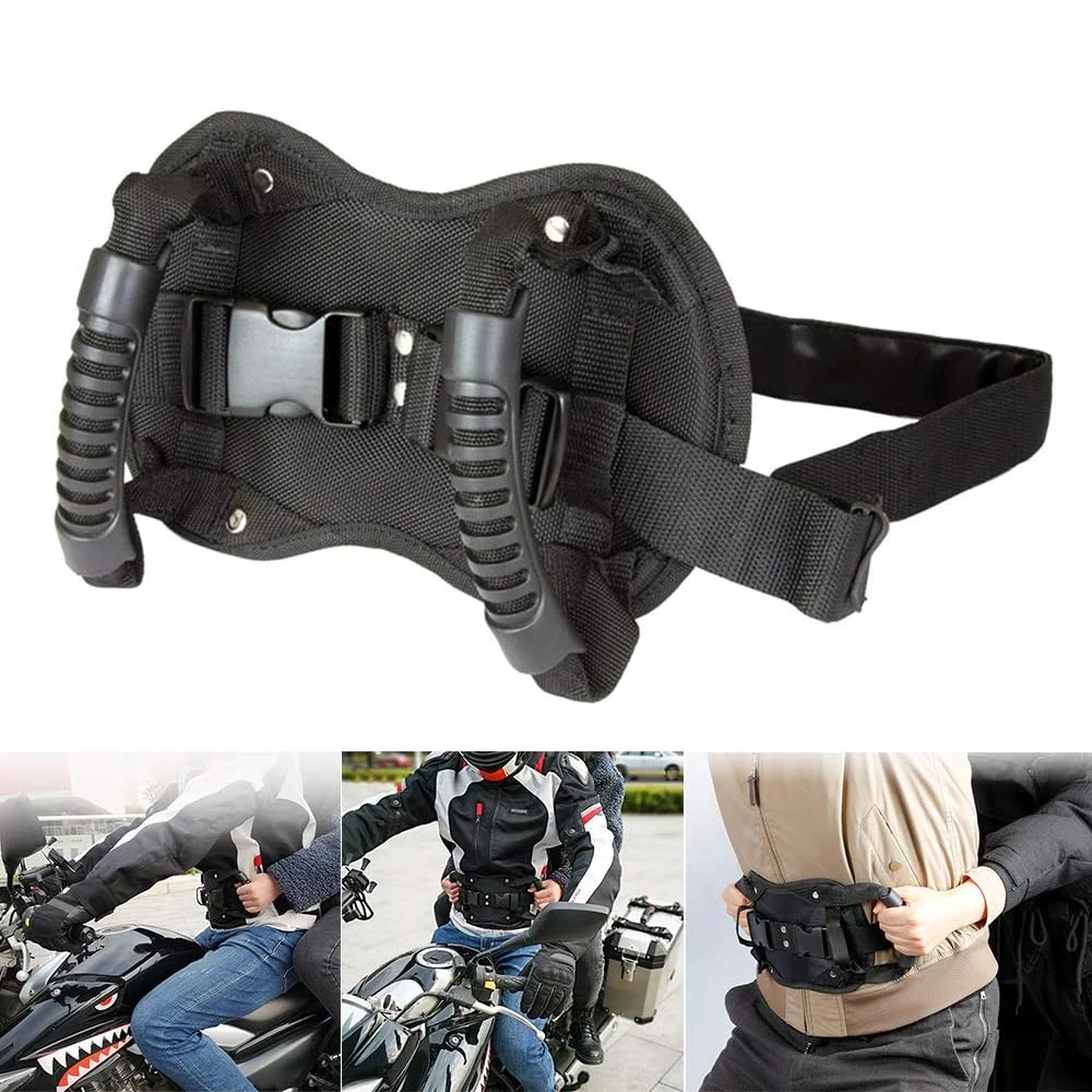 

Motorcycle Passenger Safety Belt Backseat Grab Handles Adjustable Non-Slip Protection Universal Motorcycle Seat Strap for Kids