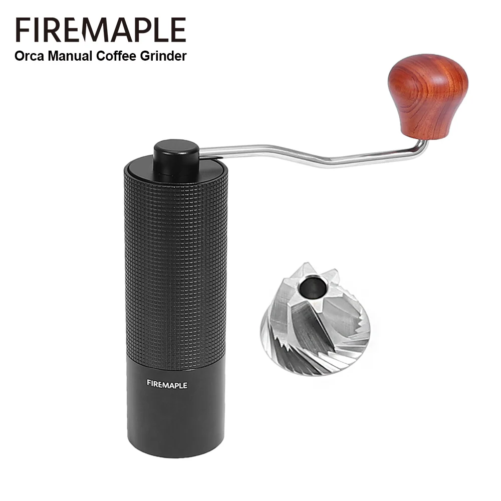 Fire-Maple Orca Manual Coffee Grinder 6 Core Burrs 420 Stainless Steel Portable Hand Grinder Handmade Professional Coffee Tools