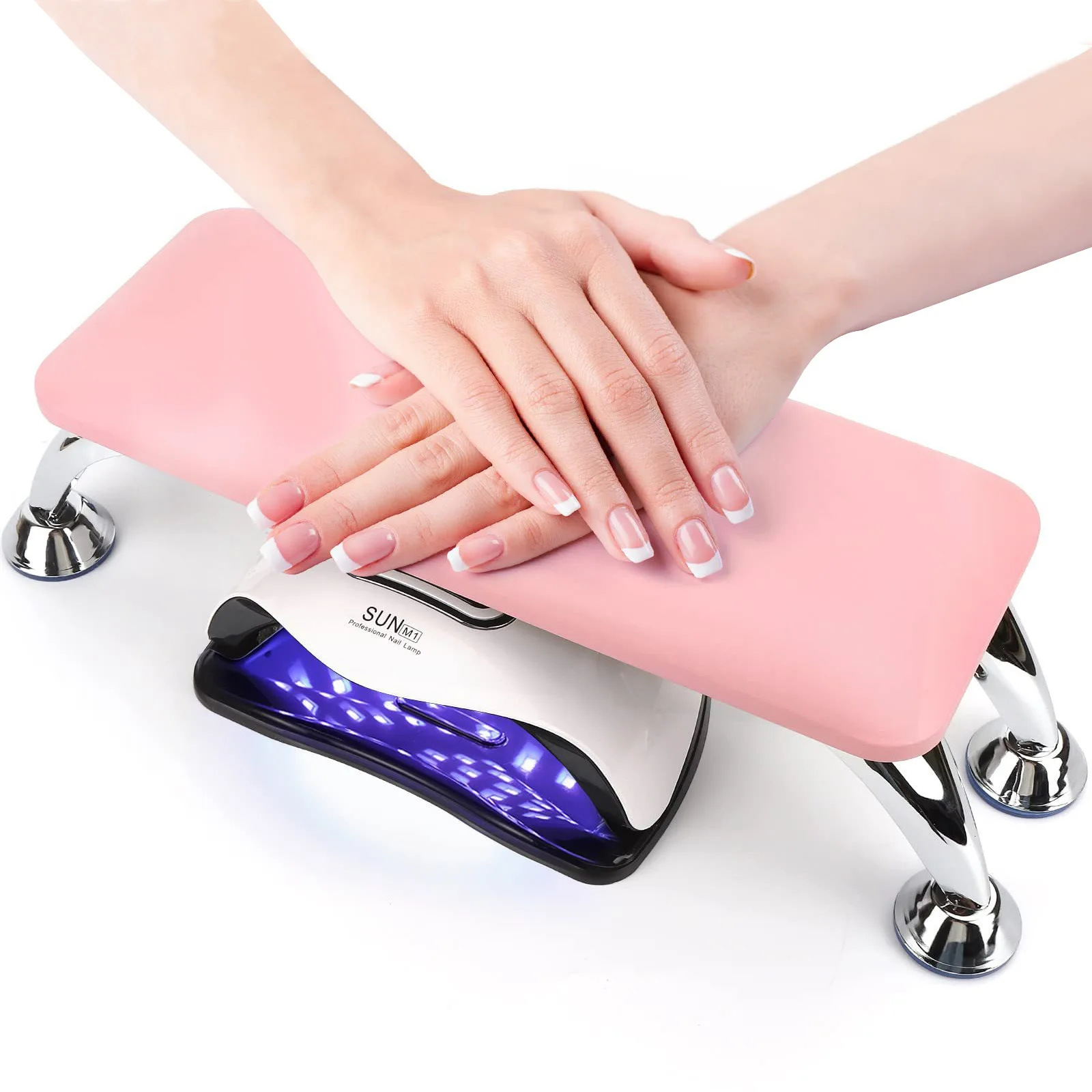 

Wholesale Affordable Manicure Pedicure Nail Arm Rest Pillow Pink Black White Nail Art Leather Hand Pillow