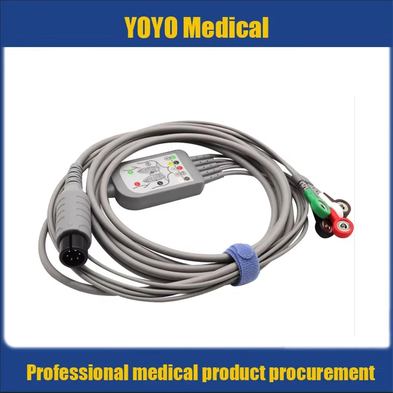 Original EC05DAS061 Edan ECG Leadwire Cable for EKG Monitor Consumables