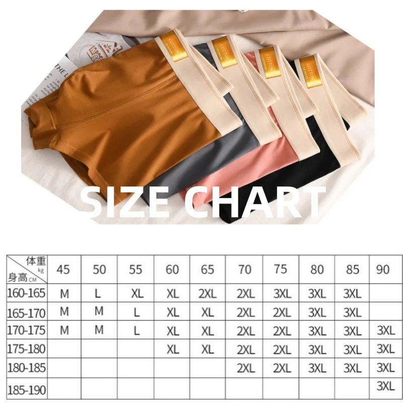 3PCS Plus Size 2XL-6XL Men Underwear Cotton Boxer Shorts Male Shorts Homme U Convex Lingerie Breathable Fashion Sexy Mens Boxer