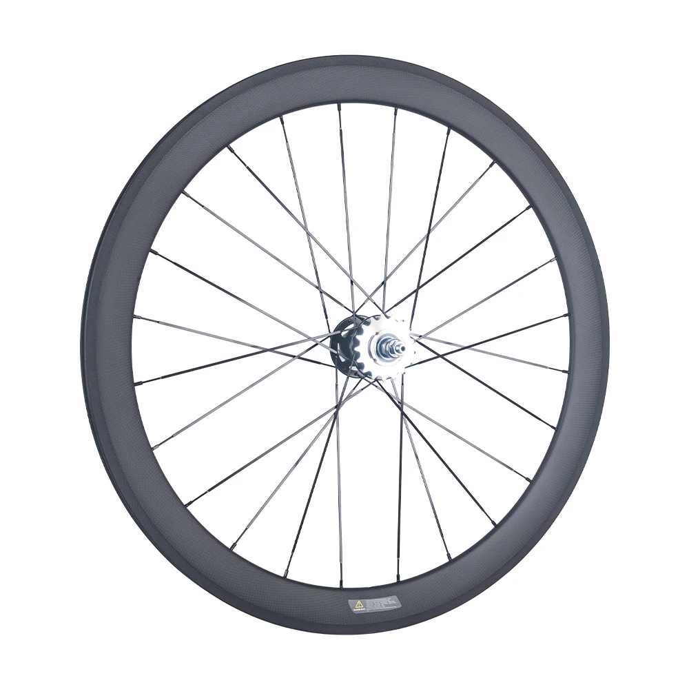 700C Rennrad-Carbon-Laufradsatz für Fixed Gear mit Flip-Flop-Naben von NOVATEC, 38mm 50mm 60mm 88mm Tiefe, 23mm Breite, Clincher-Fahrradlaufradsatz – Detail 12