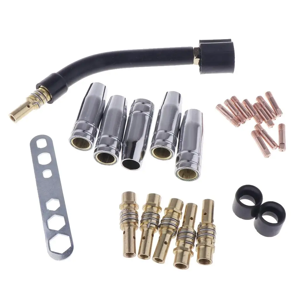24 Pieces Collet Kit Welding Accessories Welding Torch Accessories