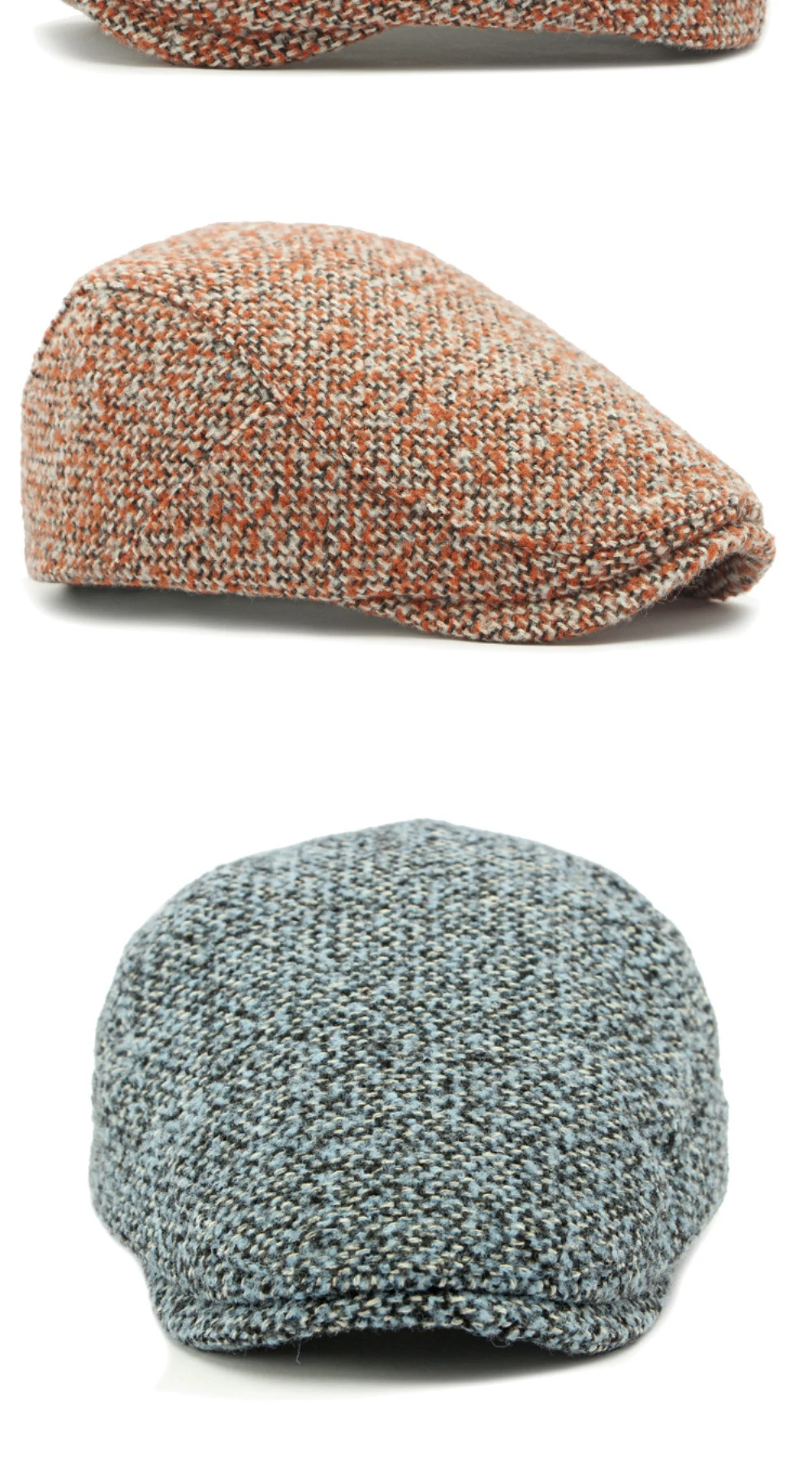 HT4571 Berets Frühling Herbst Winter Hut Kappe Männer Frauen Vintage Künstler Maler Baskenmütze Hut Gestrickte Ivy Flache Kappe Männlich Weiblich Baskenmütze Kappe – Detail 8