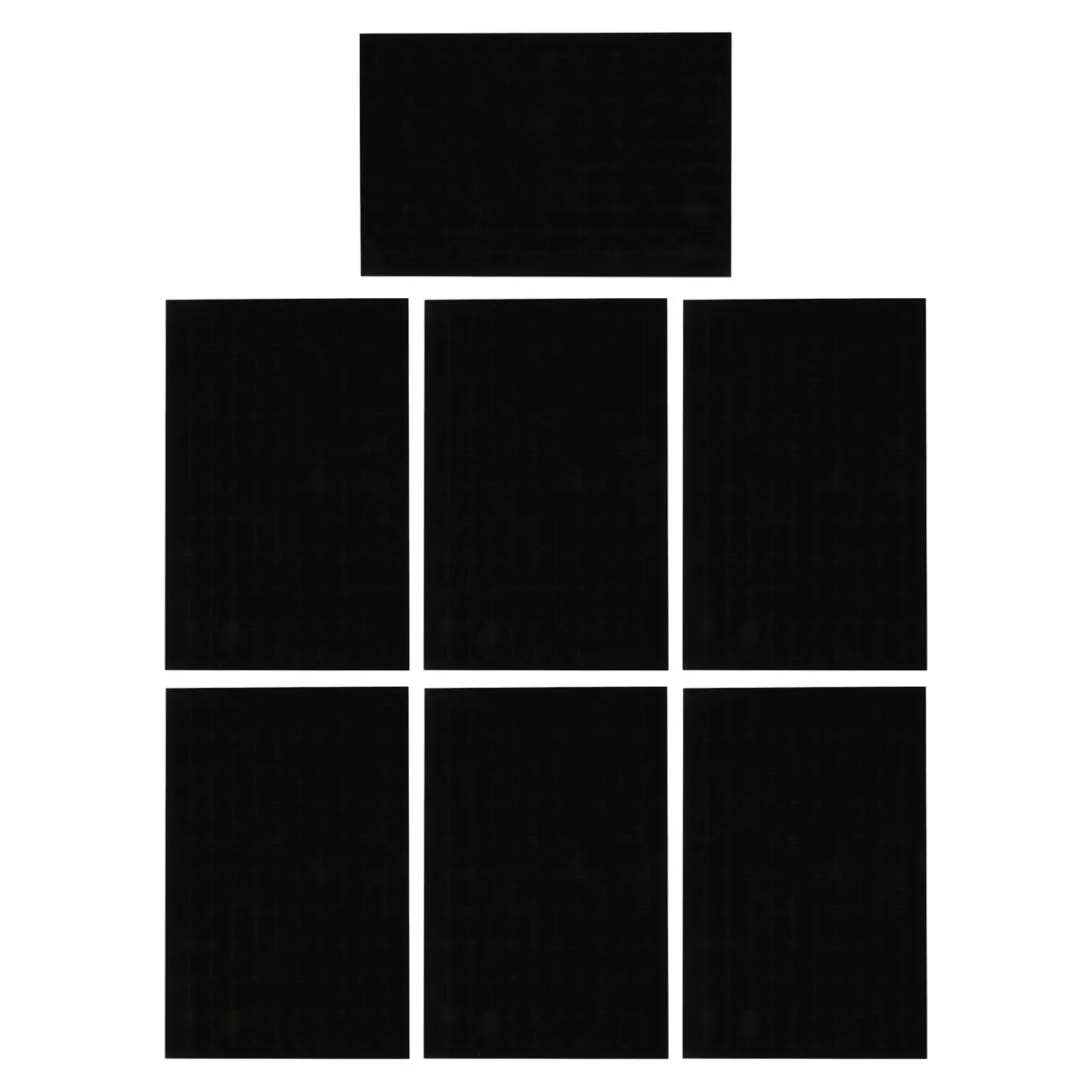 

Набор из 7 вставок-органайзеров для украшений: губчатые подушечки большой емкости для демонстрации колец, брошей, ожерелий и браслетов, подставки для хранения