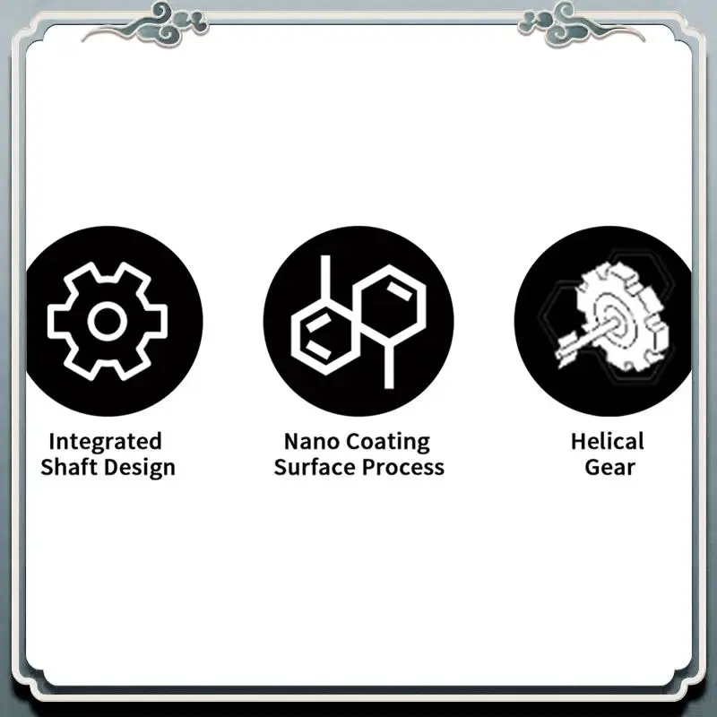 Premium Nanocoated Gear Upgraded V1.2 Nanocoated Gear Kit Gear Forbambu X1 P1 3D Printer