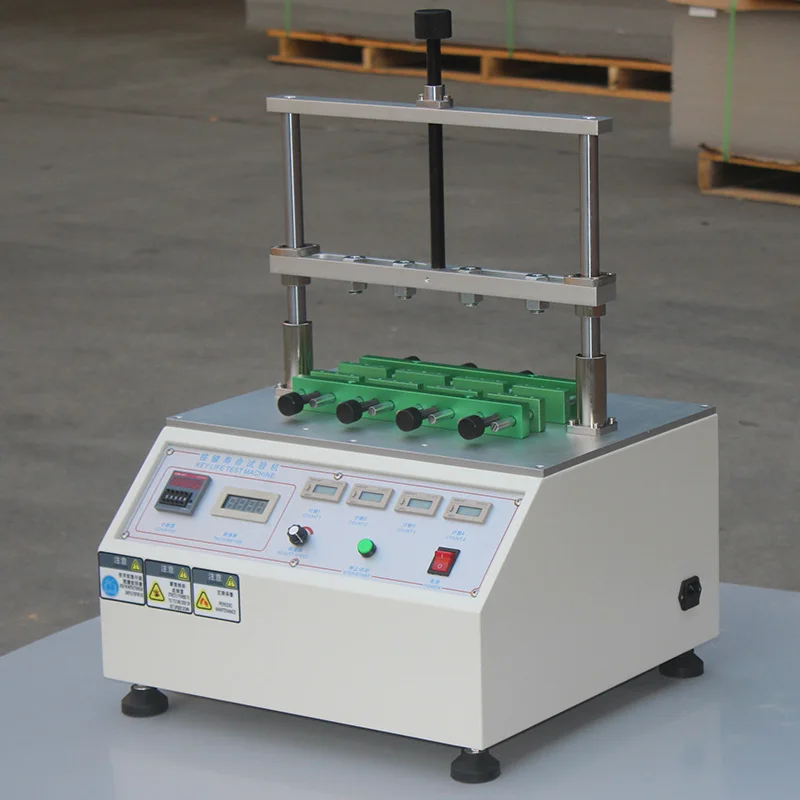 Four-station key life testing machine Keyboard button fatigue test Switch button detection instrument