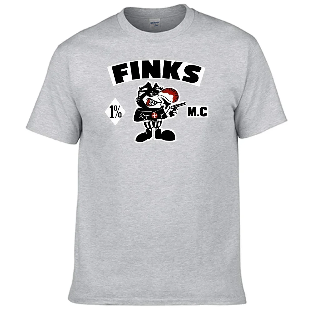 Motorcycles Club Finks Mc T Shirt 100% Cotton Men Shirt N02