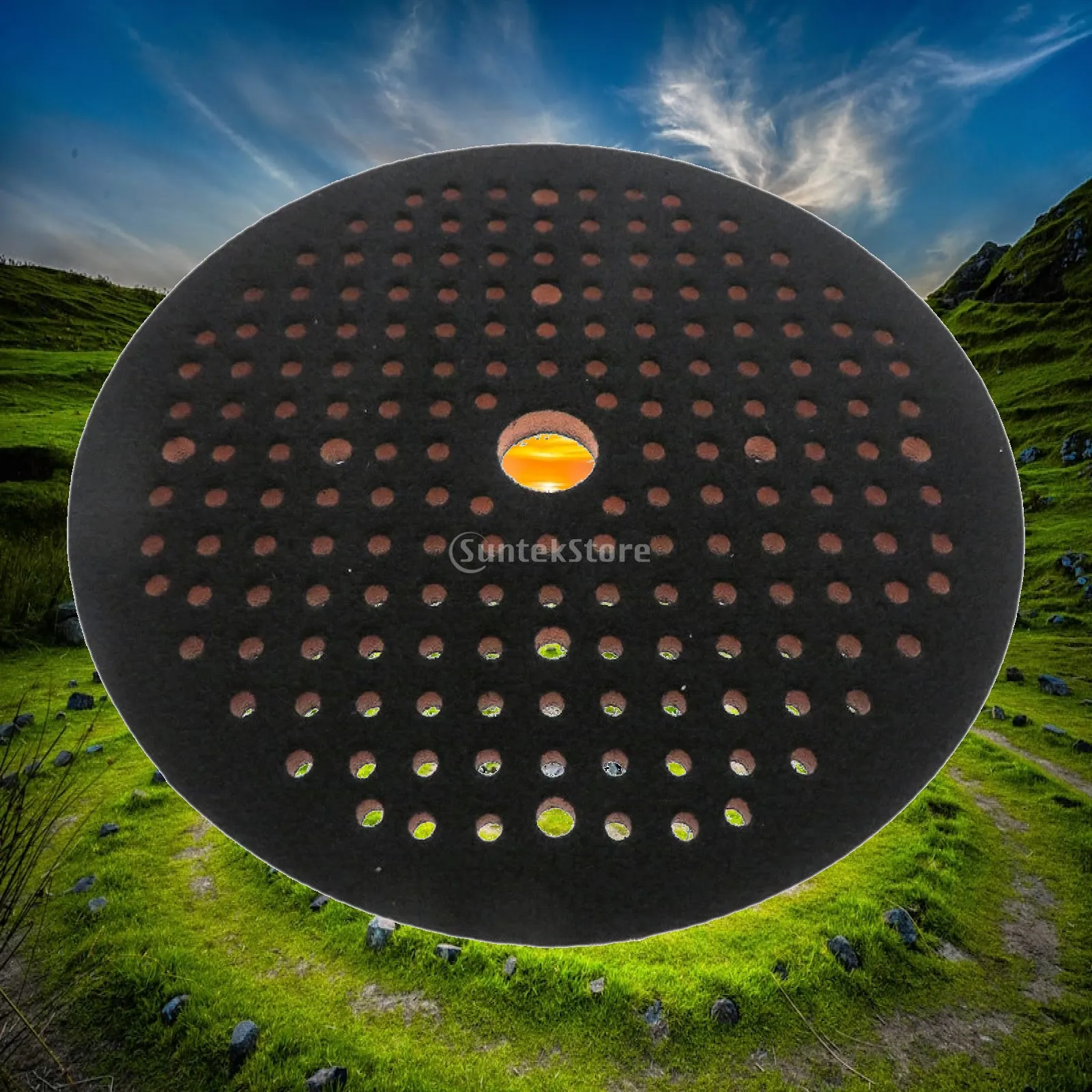 Sanding Pad Interface Buffering Pad 6 inch Foam Buffering Pad Soft 8mm Thick Buffering Pad for Polishing Woodworking Metal