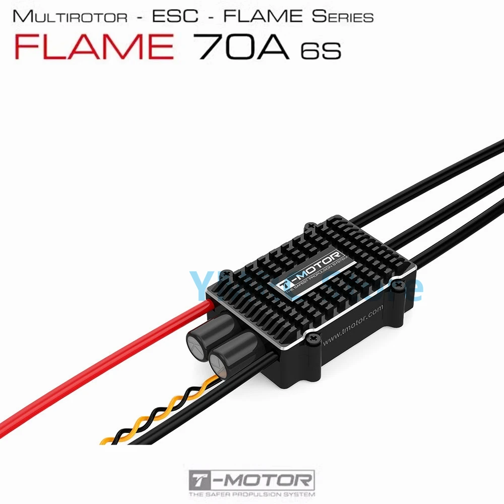 T-MOTOR FLAME 70A 4-6S LiPo NO BEC BLDC Brushless ESC Speed Controller per multirotore Drone UAV