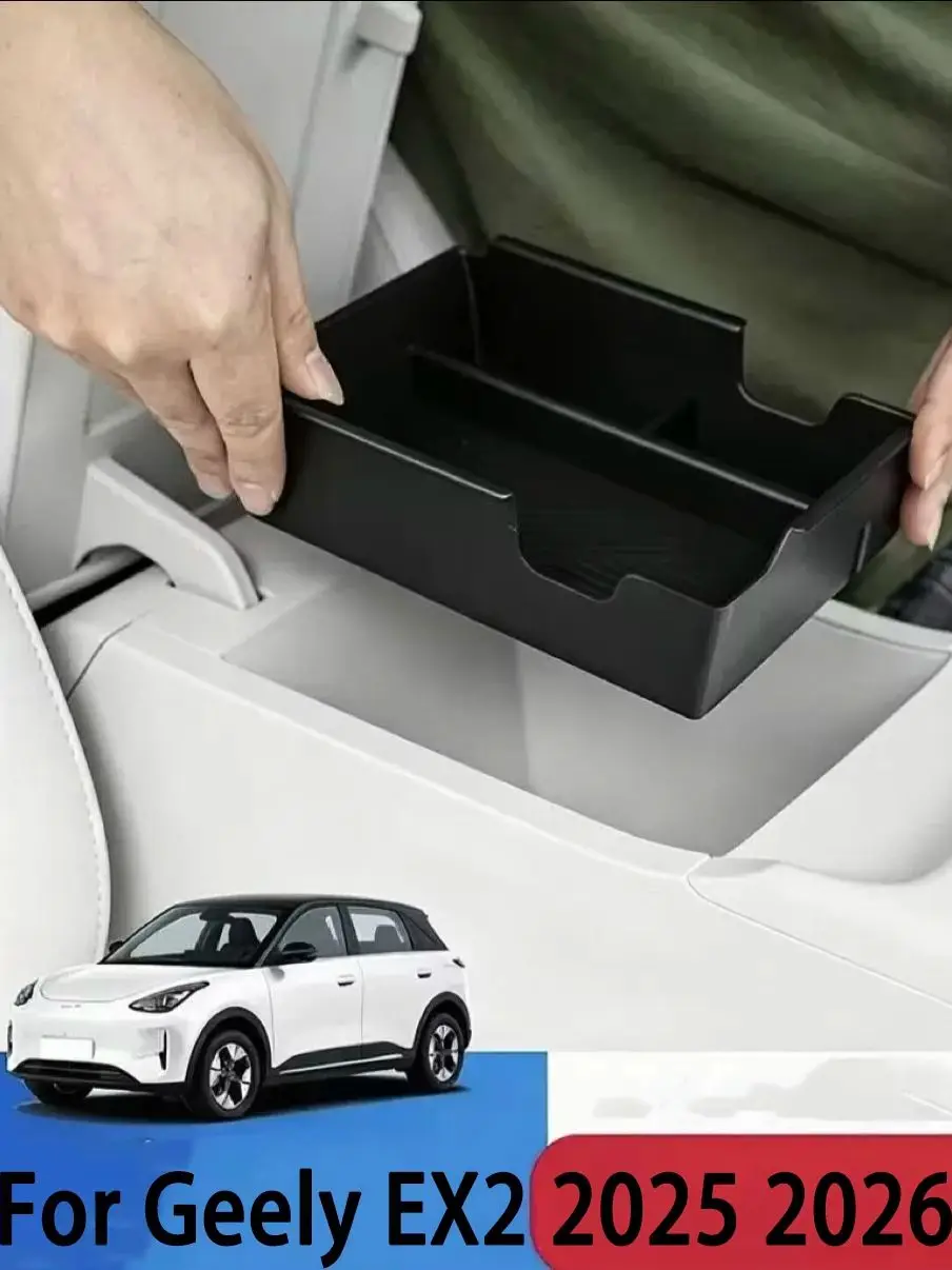 Für Geely EX2 2025 2026 Mittelkonsole Armlehnen-Aufbewahrungsbox Organisations-Aufbewahrungsfach Auto-Innenraum-Zubehör – Detail 1