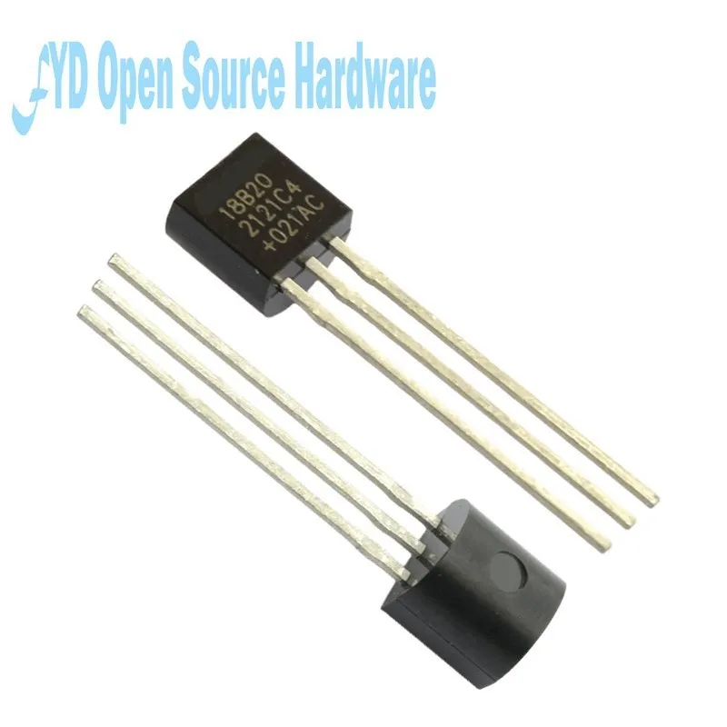 DS1820 10PCS/LOT Sensor Electronic Chip TO-92 18B20 Chips Temperature Sensor IC Diy Electronic