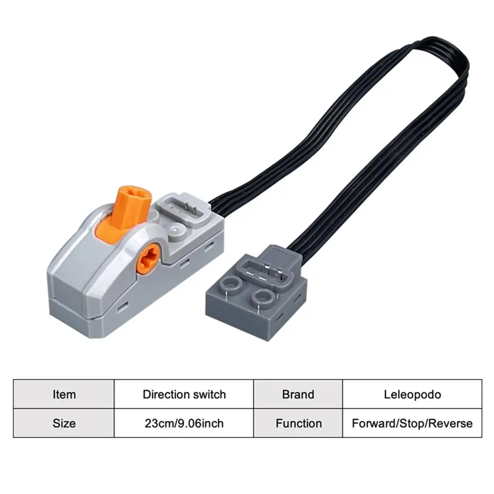 1/2/5/10 قطعة أجزاء وظائف الطاقة التقنية قطبية التحكم التبديل MOC اللبنات 8869 ل مصباح ليد ربط خط 8870 المحركات #2