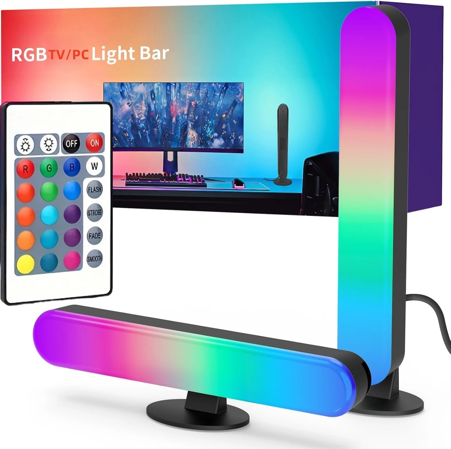 

RGB Пикап Свет Музыкальный Ритм Огни Модернизированная USB Перезаряжаемая Модель Рождественские Украшения Настольный RGB Световой Бар Музыкальный Ритм