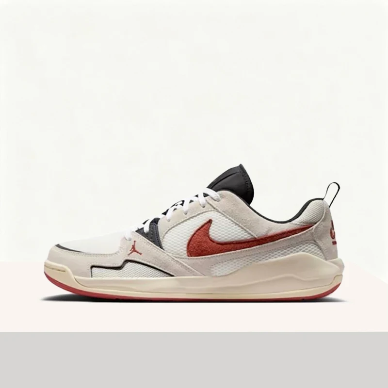 Кроссовки Nike Jordan CMFTEra: удобные, прочные, нескользящие, стильные, универсальные низкие баскетбольные кроссовки для мужчин, цвет Off-White, артикул HJ6777-101.