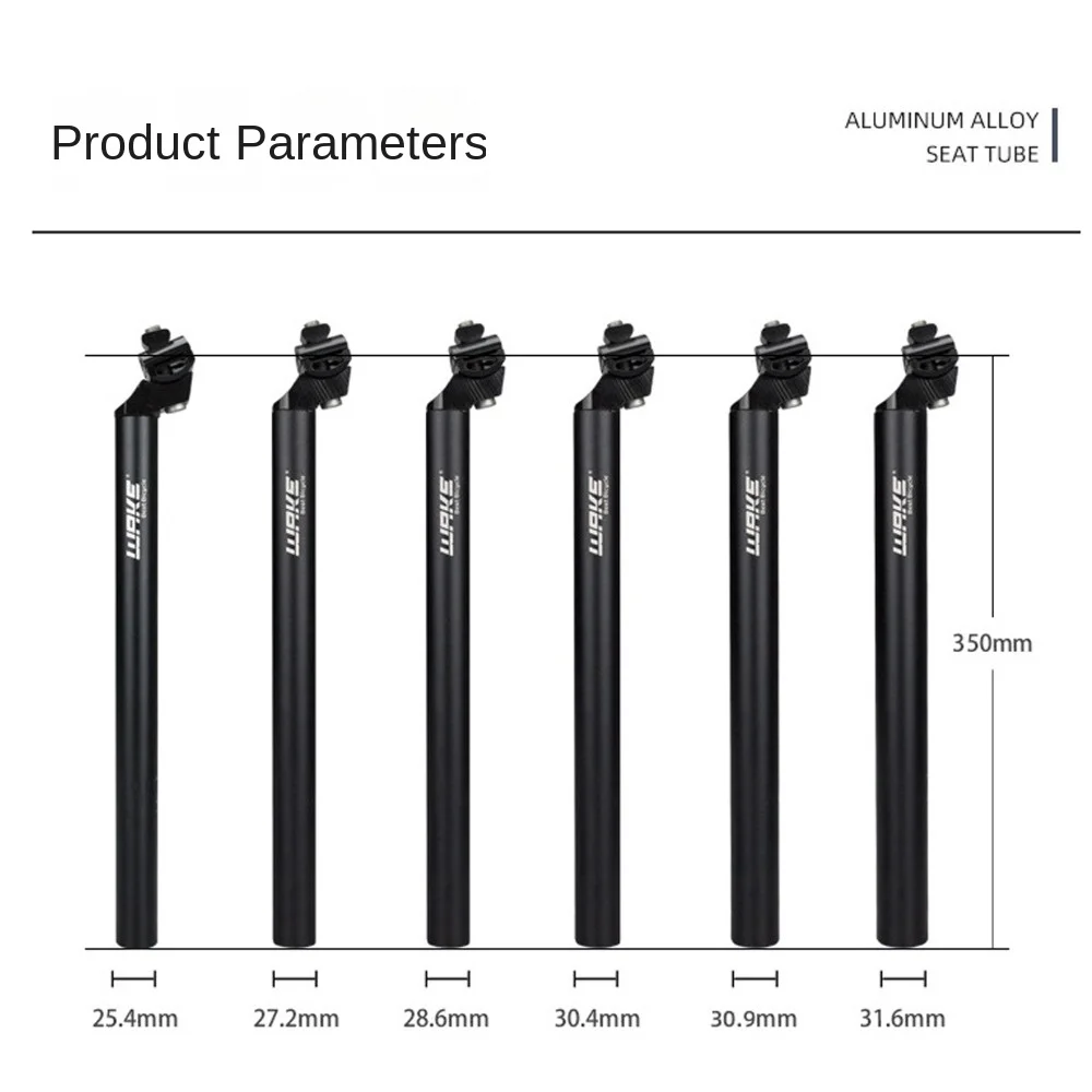 Adjustable Bicycle Seat Post 25.4/-31.6mm Superlight Bicycle Seat Tube Sandblasted Aluminum Bike Seatpost MTB Road Bike