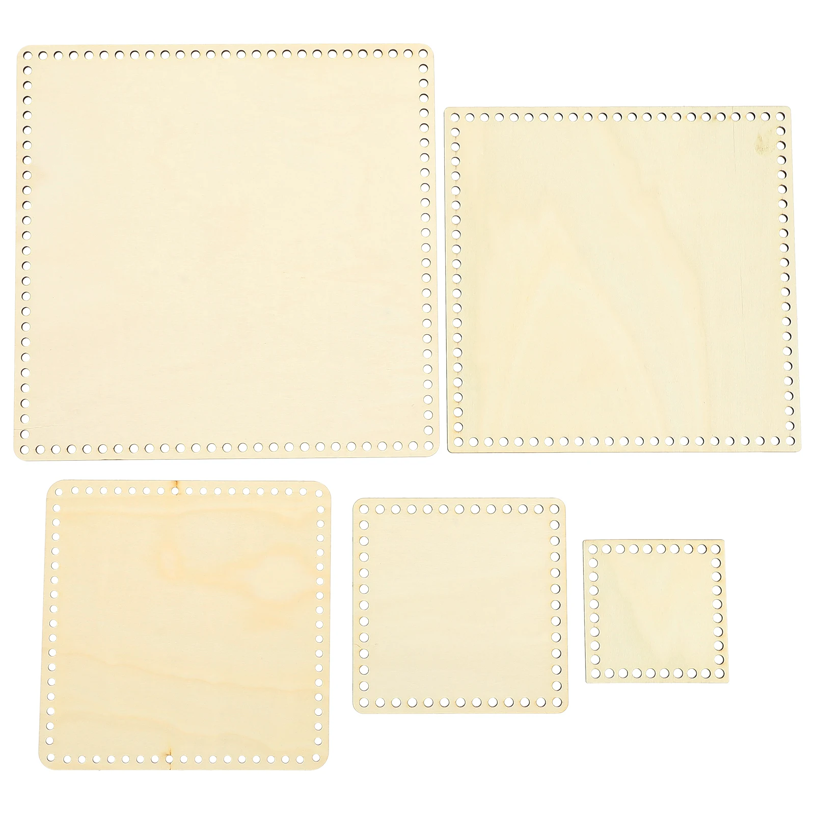 

5 шт., плетеная сумка для вязания крючком, плетеная сумка для рукоделия, деревянная основа, принадлежности для плетения, протектор, формирующие деревянные основы